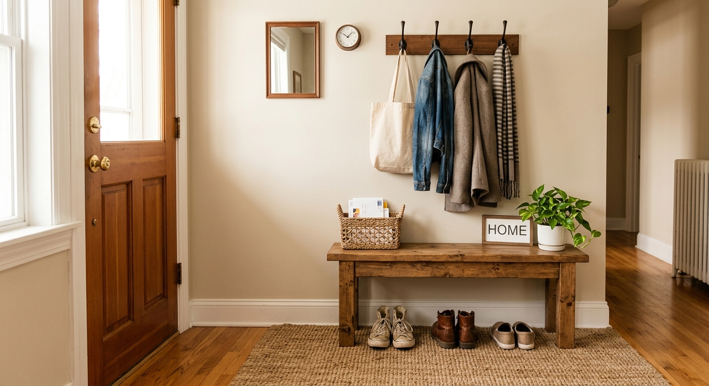 How to Organize Your Entryway on a Budget